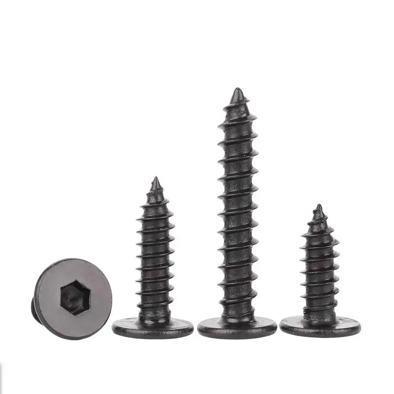 Black Wood Screw Assortment