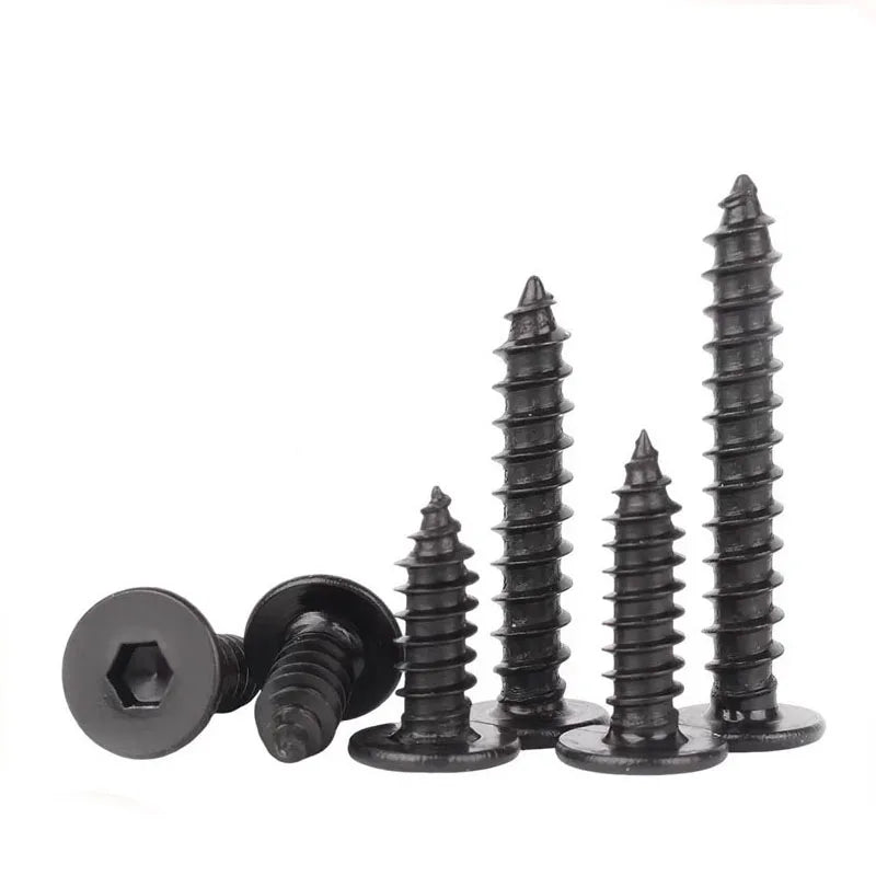 Black Wood Screw Assortment